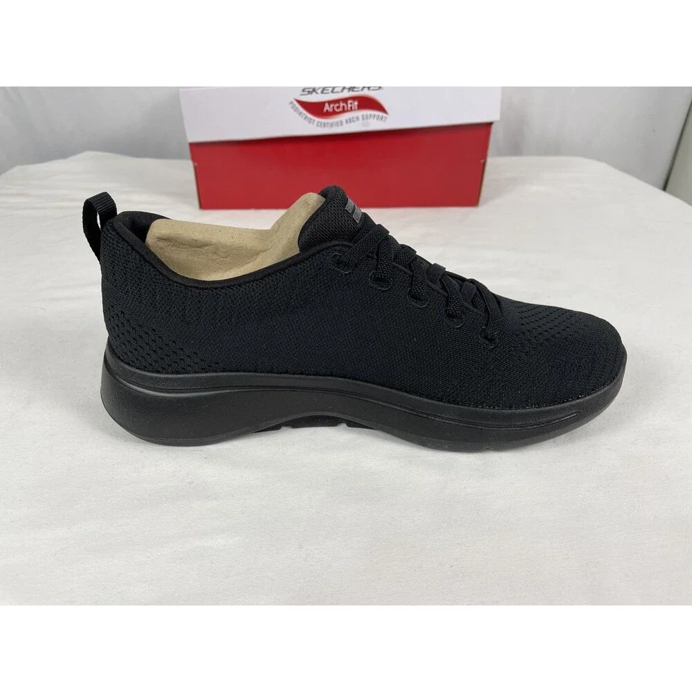 Skechers GO WALK Arch Fit Grand Select Athletic Shoes Men's 7.5 Black 216126 BBK